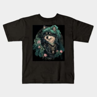 Enchanted Pomsky Kids T-Shirt